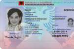 Albanian national ID image