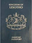 Lesotho passport image